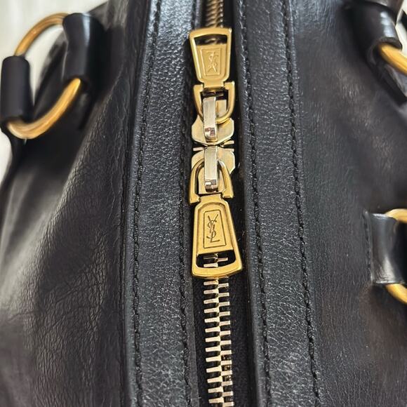 Yves Saint Laurent  Muse Handbag Black Leather - Picture 10 of 16